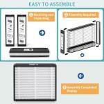 2-Pack 16x20x4 Replacement Air Filter for Honeywell FC100A1003, Lennox X0592 MERV 13 Allergy & Dust Defense, Pleated HVAC AC Furnace Filters(Actual Size: 15.94 x 19.75 x 4.38 Inches)