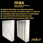 AirX Filters MERV 16 Furnace Filter Replacement for Lennox X6666 Filter - 17x26x4