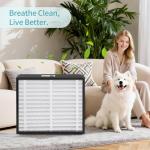 2-Pack 16x20x4 Replacement Air Filter for Honeywell FC100A1003, Lennox X0592 MERV 13 Allergy & Dust Defense, Pleated HVAC AC Furnace Filters(Actual Size: 15.94 x 19.75 x 4.38 Inches)