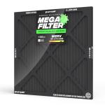PuroAir MegaFilter - 24x24x1 Air Filter MERV 13 Activated CarbonTech Defense - Heavy Duty 3 Layer Furnace Filters Allergens, Pollen, Dust, Pet Dander, Smoke, Odors - HVAC Air Filter 24x24x1 (1-Pack)