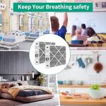 2 Pack Y6604 20x26x5 Air Filter MERV 16, Replacement for Lennox Y6604 Filter and Compatible with Lennox Pureair PCO3-20-16 Air Purifier Purification System