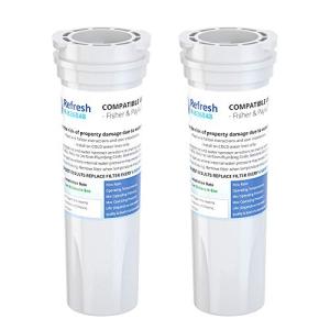 Refresh Replacement Refrigerator Water Filter for Fisher & Paykel 836848, 836860, E522B, PS2067635, RF90A180DU, EFF-6017A, E402B, E442B, SUPCO WF296 (2 Pack)