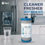 Tier1 RWF1030 WF1CB Refrigerator Water Filter | Replacement for Kenmore 469906, RG100, WF284, NGRG2000, PS503627, 469910, 9910 | Fridge Filter Lasts Up To 6 Months | Easy Install | Great Tasting Water