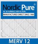 Nordic Pure 17x21x1ExactCustomM12-6 MERV 12 AC Furnace Filters, 17 x 21 x 3/4 (17 x 21 x 0.75), 6 Piece