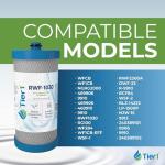 Tier1 RWF1030 WF1CB Refrigerator Water Filter | Replacement for Kenmore 469906, RG100, WF284, NGRG2000, PS503627, 469910, 9910 | Fridge Filter Lasts Up To 6 Months | Easy Install | Great Tasting Water