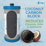 Tier1 RWF1030 WF1CB Refrigerator Water Filter | Replacement for Kenmore 469906, RG100, WF284, NGRG2000, PS503627, 469910, 9910 | Fridge Filter Lasts Up To 6 Months | Easy Install | Great Tasting Water