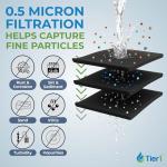 Tier1 RWF1030 WF1CB Refrigerator Water Filter | Replacement for Kenmore 469906, RG100, WF284, NGRG2000, PS503627, 469910, 9910 | Fridge Filter Lasts Up To 6 Months | Easy Install | Great Tasting Water