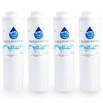 4-Pack Replacement for Amana AFD2535DEB Refrigerator Water Filter - Compatible with Amana UKF8001AXX Fridge Water Filter Cartridge