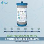 Tier1 RWF1030 WF1CB Refrigerator Water Filter | Replacement for Kenmore 469906, RG100, WF284, NGRG2000, PS503627, 469910, 9910 | Fridge Filter Lasts Up To 6 Months | Easy Install | Great Tasting Water