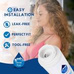 Upstart Battery 3-Pack Replacement for Amana ASD2625KEQ Refrigerator Water Filter - Compatible with Amana UKF8001AXX Fridge Water Filter Cartridge