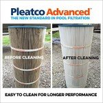 Pleatco PA120-EC Pool Filter Cartridge Replacement for Unicel: C-8412, Filbur: FC-1293, OEM Part Numbers: CX1200-RE, White