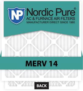 Nordic Pure 17_1/4x26x1ExactCustomM14-6 MERV 14 AC Furnace Filter