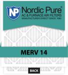 Nordic Pure 17_1/4x26x1ExactCustomM14-6 MERV 14 AC Furnace Filter