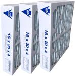 Atomic Filters16x20x4 Merv 8 Pleated AC Furnace Filter - Case of 3