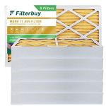 Filterbuy 28x30x1 Air Filter MERV 11 Superior Pet & Allergy Defense (1-Pack), Electrostatic Pleated HVAC AC Furnace Filters Replacement, Made in USA (Actual Size: 27.75 x 29.75 x 0.75)