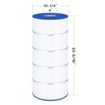 Cryspool® C150S Filter Compatible with CX150XRE, SwimClear C150S, cs150e, C-9441, PA150S, 150 Sq. Ft Pool Filter Cartridge, 1 Pack