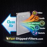 Fast-Shipped-Filters 3 Pack 30x32 Replacement Filters Pads Designed to Fit EnViroAire Polarized electrostatic air filter refill White