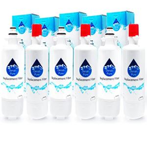 6-Pack Replacement for Home Depot HDX FML-3 Refrigerator Water Filter - Compatible with Home Depot HDX FML-3 Fridge Water Filter Cartridge