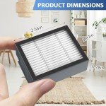 Replacement 4639161 High-Efficiency Filter for iRobot Roomba e, i, j Series Robot Vacuums Filter-3-Packs