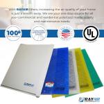 RAYAIR SUPPLY 21x22 Replacement Filter Pads Compatible with Dynamic Air Cleaner 21 x 22 Refills (3 Pack) White