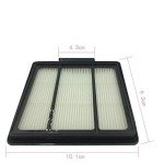 PREMIUM 4-Pack Pre-Motor HEPA Filter Replacement for Shark ION Robot RV700_N RV720_N RV850 RV851WV RV850BRN/WV Vacuum Cleaner Part Fit # RVFFK950,Also Fit Shark IQ Robot R101AE RV1001AE UR1005AE
