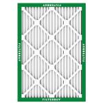 Filterbuy 21x27x1 Air Filter MERV 8 Essential Dust & Allergy Defense (4-Pack), Electrostatic Pleated HVAC AC Furnace Filters for Trane & American Standard (Actual Size: 20.63 x 26.25 x 0.75)