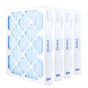 30x36x2 Air Filter by AirX Filters ALLERGY Furnace Filter AC Air Filter - MERV 11, 4-Pack