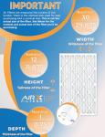 12x30x1 Air Filter MERV 13 Rating, 12 Pack of Furnace Filters Comparable to MPR 1500-2200 & FPR 9 - Made in USA by AIRX FILTERS WICKED CLEAN AIR.