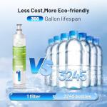 AQUALINK Refrigerator Water Filter, Replacement for EDR5RXD1, EveryDrop Filter 5, 4396510, 4392857, Kenmore 46-9010, 9085, LC400V, WF-NLC240V, RWF0500A, 3Pack