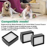 High-Efficiency Filters Replacement for i-Robot Roomba E I & J Series E5 E6 E7 i3 i3+ i4 i6 i6+ i7 i7+ j7 j7+ Vacuum Cleaner HEPA Filter, 9Pack 4639161 High Efficiency Filters + 1 Cleaning Brush