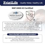 FrigiLife RWF6700A Refrigerator Water Filter Replacement for EDR1RXD1, Everydrop® Filter 1, W10295370A, W10295370, 46-9081, 46-9930, EDR1RXD1B, P4RFWB, P8RFWB2L, WHR1RXD1, KAD1RXD1, WD-F38, 1Pack