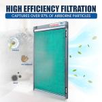 Wingman1 16x25x1 Polarized Media Electronic Air Filter - High Air Flow - Homeowner Installed - 1-Yr Supply of Replacement Pads - Simply Replace Your Current AC/Furnace Air Filter and PLUG IT IN!