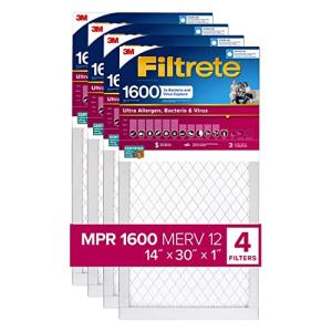 Filtrete Ultra Allergen & Virus Air Filter 4 Pack