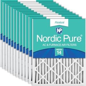 Nordic Pure 16x20x2 MERV 14 Air Filters 12 Pack