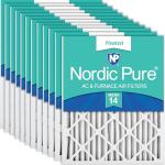 Nordic Pure 16x20x2 MERV 14 Air Filters 12 Pack