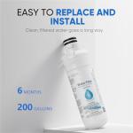 2-Pack LG Water Filter LT1000P Compatible