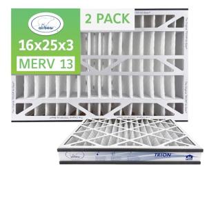 TRION Air Bear Cub 16x25x3 MERV 13 Filter 2-Pack
