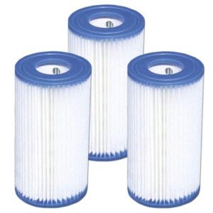 Intex 29000 Swimming Pool Easy Set Type A Replacement Filter Pump Cartridge (3 Pack)