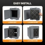 Tiger Tough HEPA 500 Carbon Filter Replacement 16x16x1