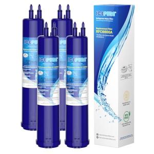 ICEPURE 4-Pack Refrigerator Water Filter Replacement