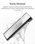 2 Replacement Washable Filter, Compatible with eufy X10 Pro Omni Robot Vacuum Cleaners