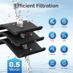 ICEPURE 4-Pack Refrigerator Water Filter Replacement