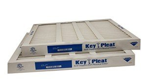 Sterling Seal KP-5251004858x2 Purolator Key Pleat Extended Surface Pleated Air Filter, Mechanical MERV 8, 16" W x 20" H x 1" D (Pack of 2)