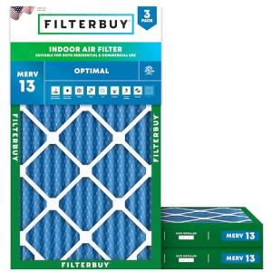 Filterbuy 16x30x2 MERV 13 Air Filters (3-Pack)