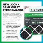 20x25x5 MERV 10 Air Filters with Carbon (2-Pack)