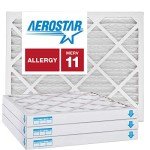 Aerostar 16x20x2 MERV 11, Pleated Air Filter, 16x20x2, Box of 4, Made in The USA