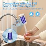 BREAUILL Compatible Faucet Water Filter Replacement, 2 Pack