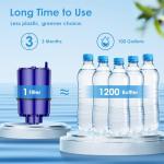 BREAUILL Compatible Faucet Water Filter Replacement, 2 Pack