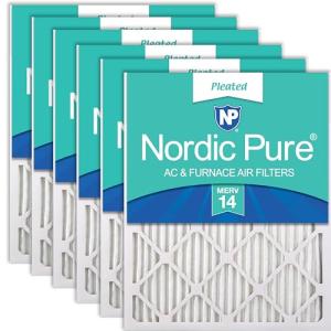 Nordic Pure 10x30 Pleated MERV 14 Air Filters