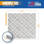 BNX TruFilter 20x22x1 MERV 10 Air Filters 6-Pack